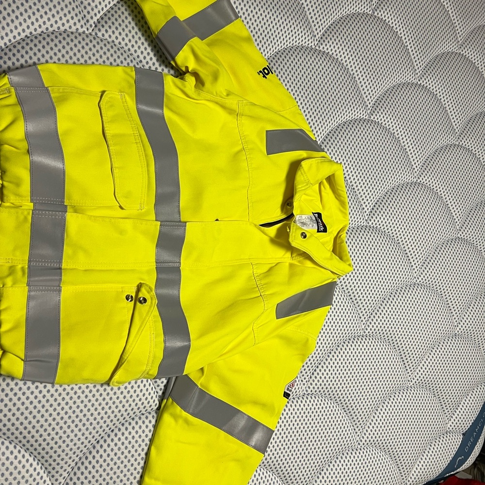 Bulwark Hi-Vis Yellow Bomber Jacket - Picture 6 of 10